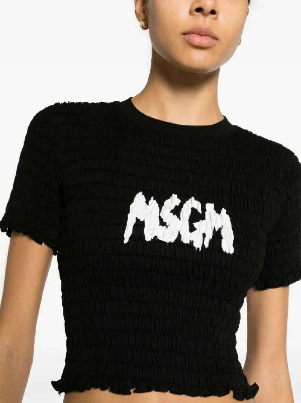 msgm-logo-ruched-t-shirt-tees-600046917blk