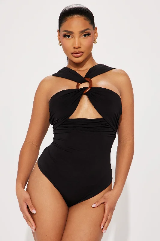 Nights In Tulum Bodysuit - Black