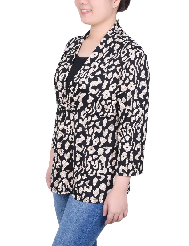 ny-collection-puff-print-3-4-sleeve-two-fer-top-petite