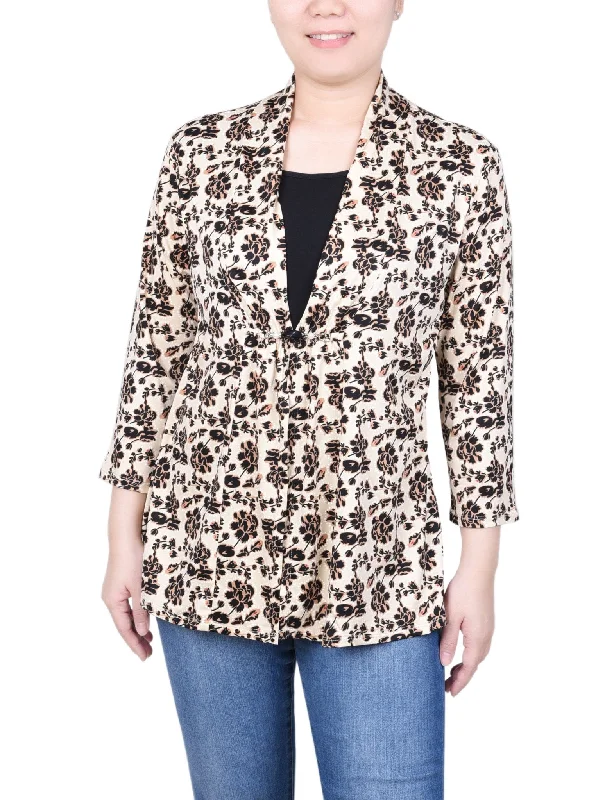 ny-collection-puff-print-3-4-sleeve-two-fer-top-petite