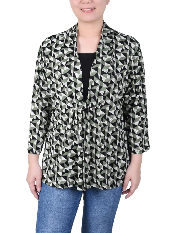 ny-collection-puff-print-3-4-sleeve-two-fer-top-petite