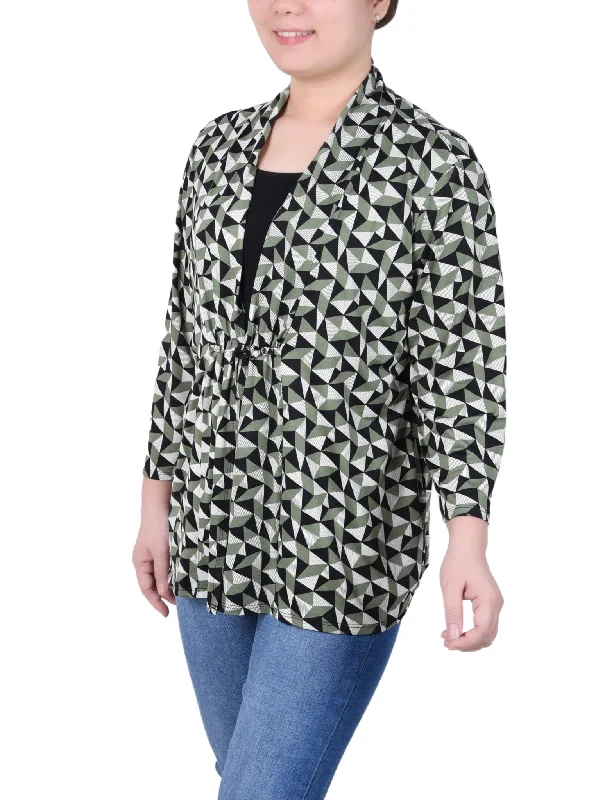 ny-collection-puff-print-3-4-sleeve-two-fer-top-petite