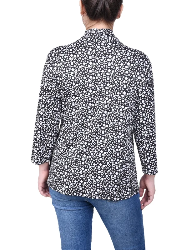 ny-collection-puff-print-3-4-sleeve-two-fer-top-petite