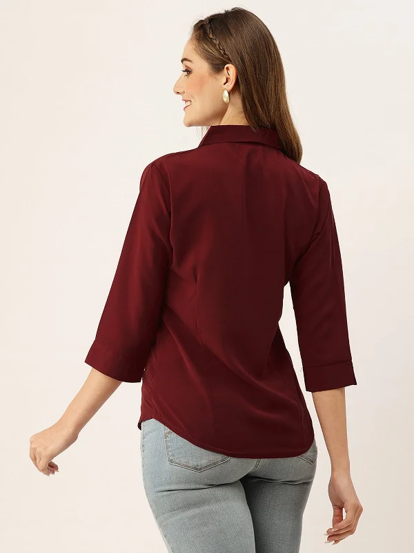 odette-maroon-synthetic-solid-stitched-shirt-for-women-zl197690maroon-s