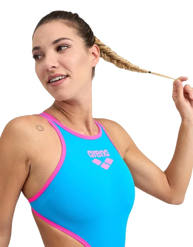 one-big-logo-swimsuit-turquoise-pink