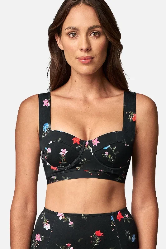 Original Bustier Balconette Bikini Bralette HAWTHORN BLACK