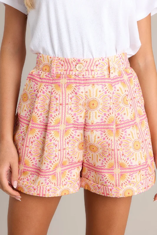 passing-time-pink-multi-print-shorts