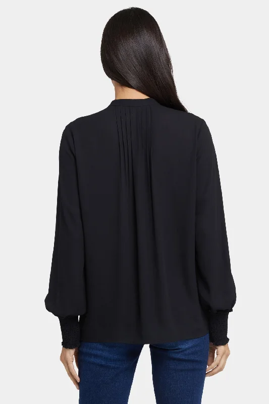 pleated-peasant-blouse-black