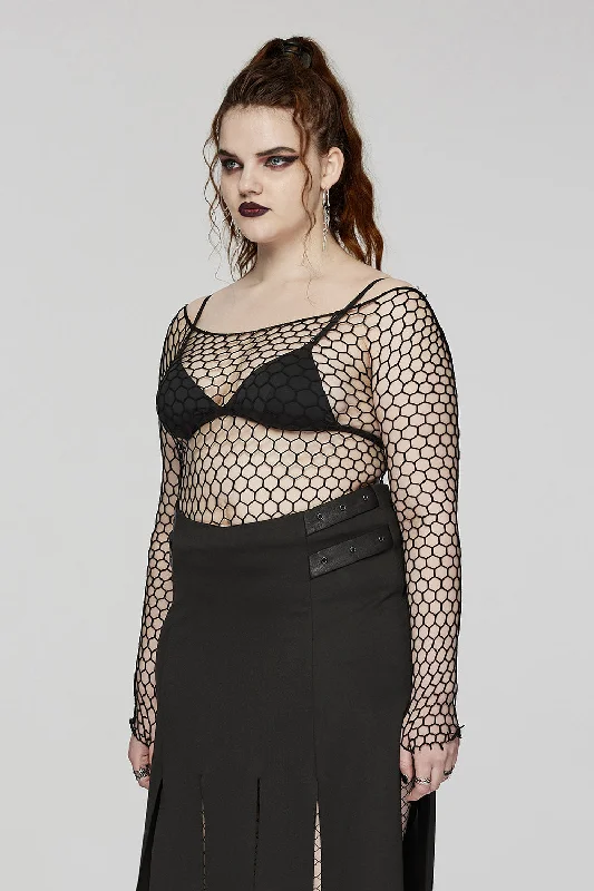 plus-size-punk-fishnet-top