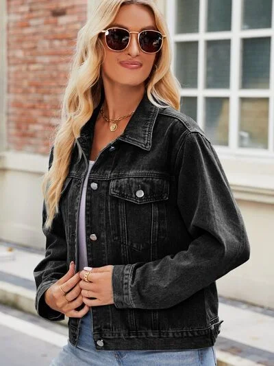 pocketed-collared-neck-denim-jacket