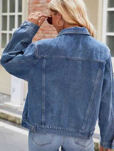 pocketed-collared-neck-denim-jacket