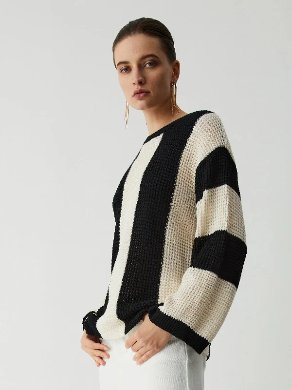 pointelle-stripe-sweater