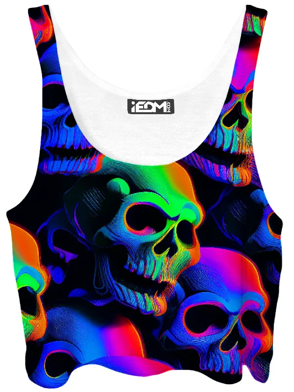 Psychedelic Nightmare Crop Top