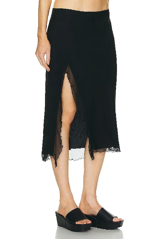 ruffled-high-slit-skirt