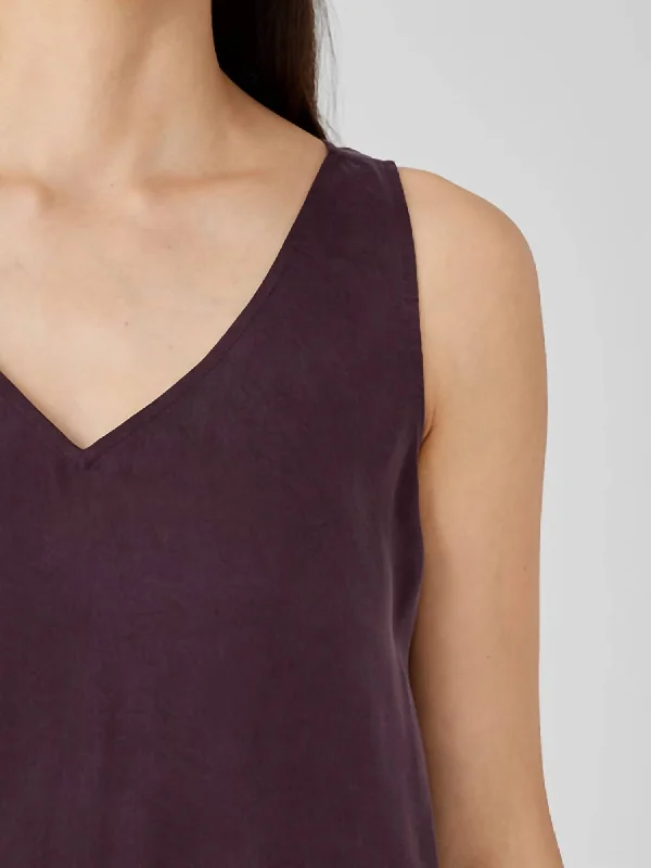 sandwashed-cupro-v-neck-tank-in-cassis