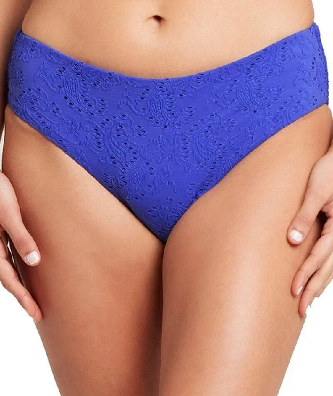 Sea Level Chantilly Mid Bikini Brief - Azure