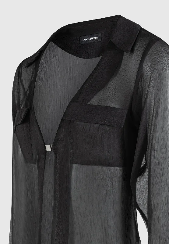 sheer-shirt-with-clasp-black