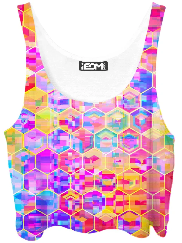 Spectral Cubes Crop Top