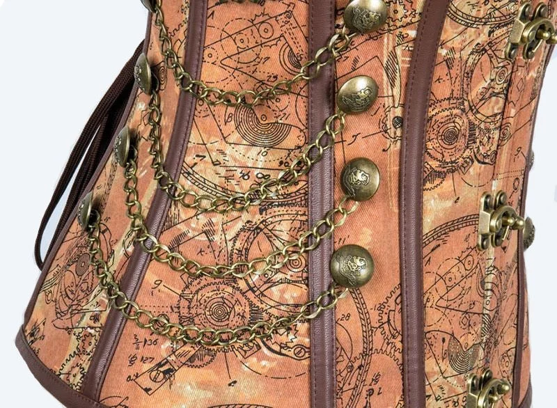 steampunk-corset-with-vintage-patterns