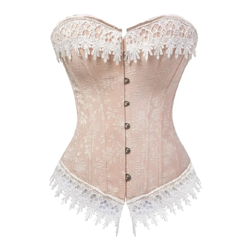 Steampunk cream corset