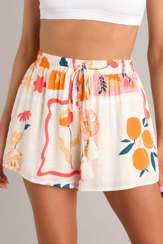 sunburst-citrus-apricot-multi-print-drawstring-shorts