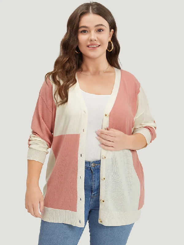 supersoft-essentials-colorblock-two-tone-button-up-cardigan