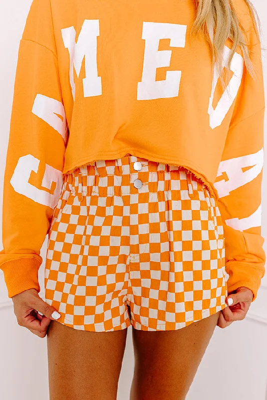 the-mellie-high-waist-checkered-shorts-in-orange