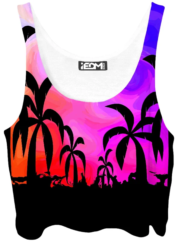 Tropical Twilight Crop Top