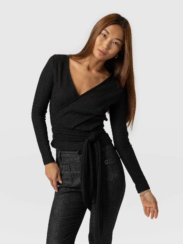 victory-ribbed-wrap-top-sleeves-black