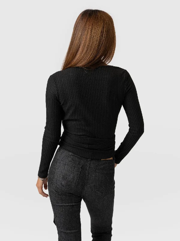 victory-ribbed-wrap-top-sleeves-black