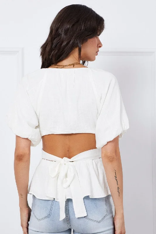 white-peplum-blouse-short-sleeve-linen-alw29044-81b-1