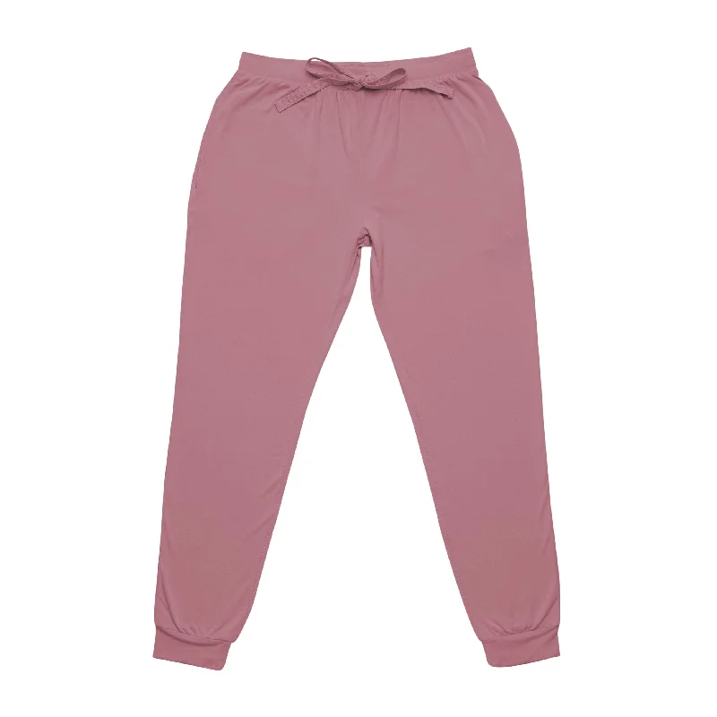 Women's Jogger Pants in Dusty Rose