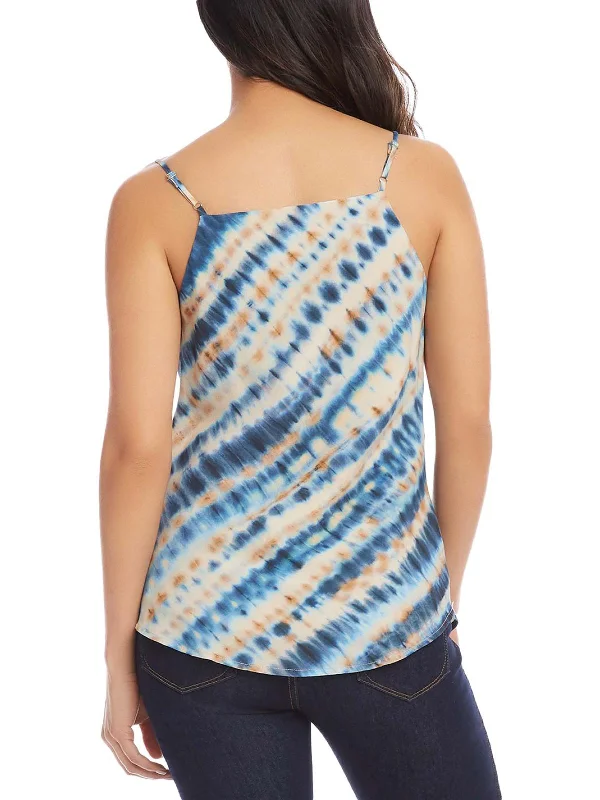 Womens Tie-Dye Adjustable Strap Cami